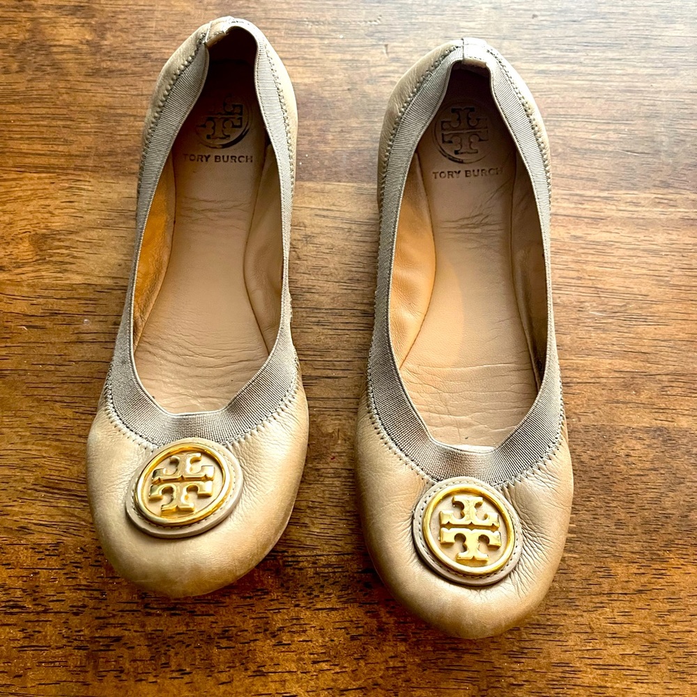 Tory Burch Ballet Flats Nude size 8